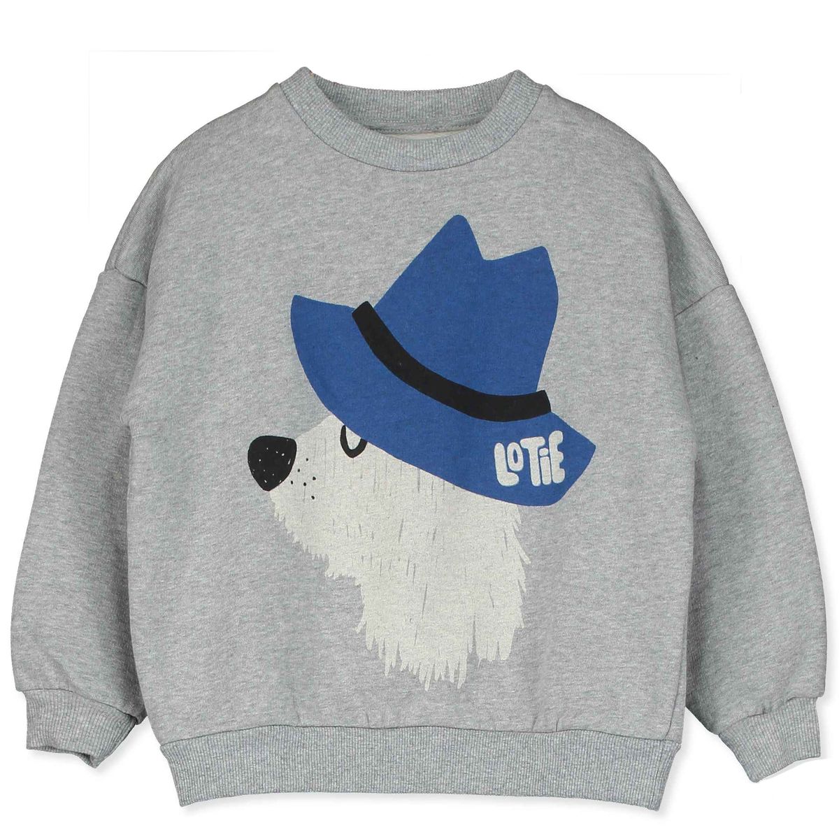 SWEATSHIRT CHILL DOG GREY