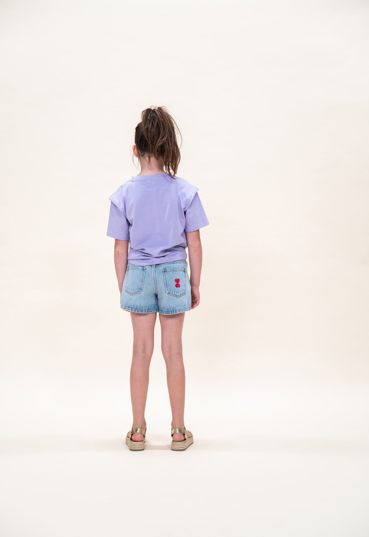 JEANS SHORT LIGHT BLUE WASHED