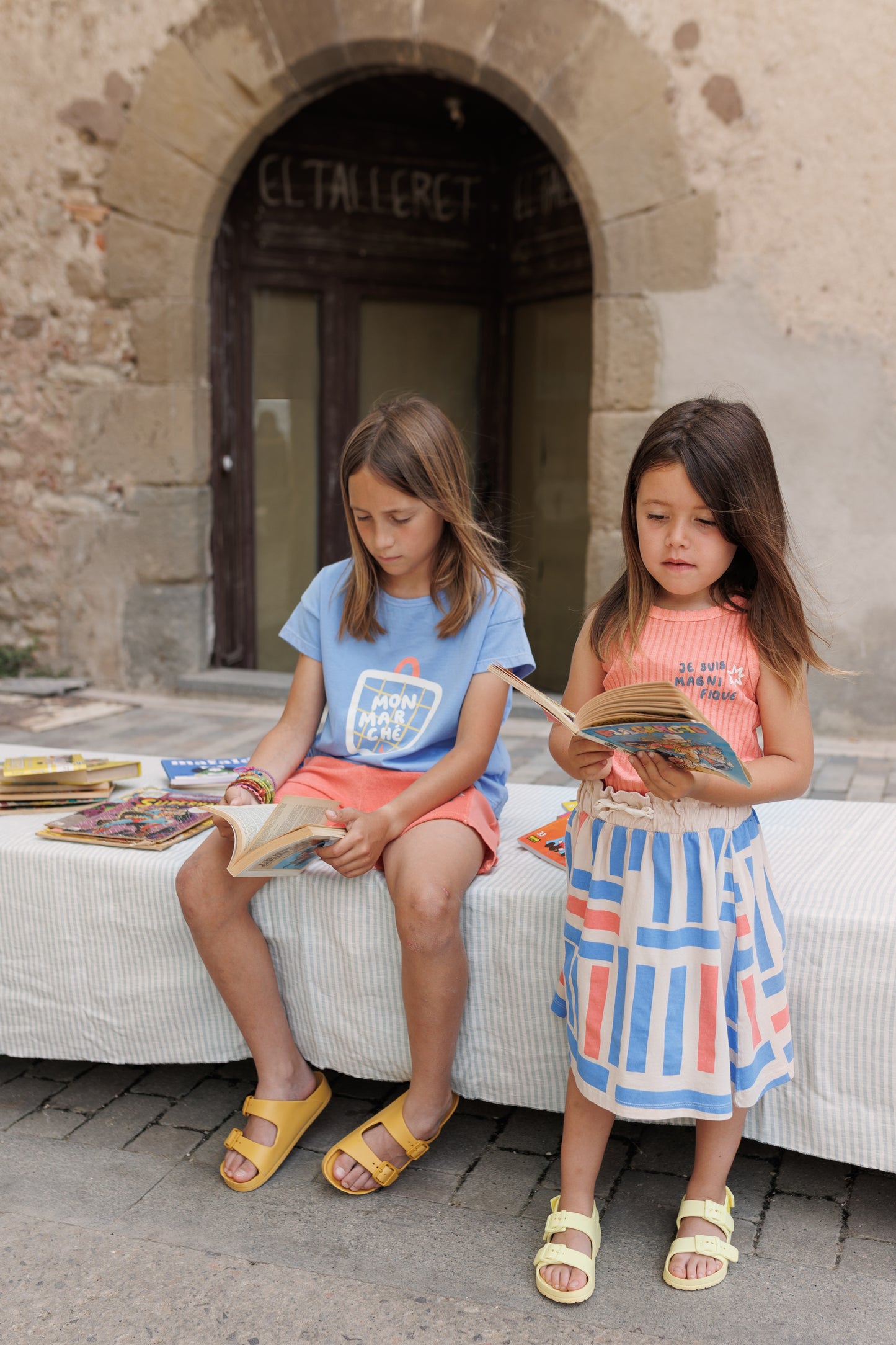 T-SHIRT SHOPPING BAG BLUE