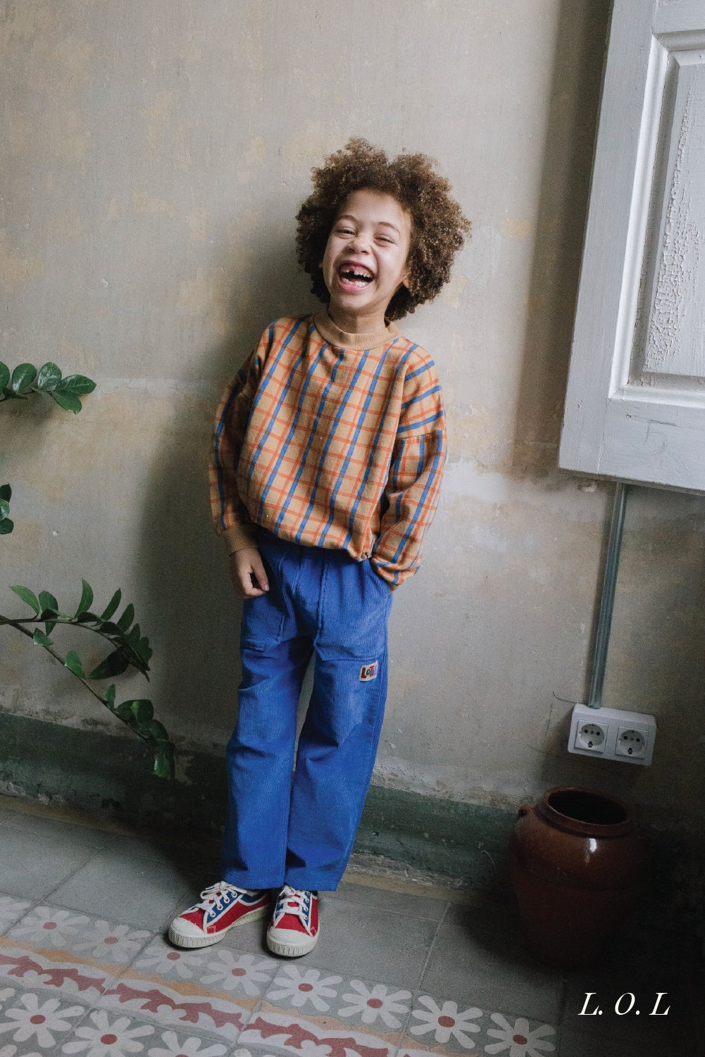 CORDUROY CASUAL PANTS INK BLUE