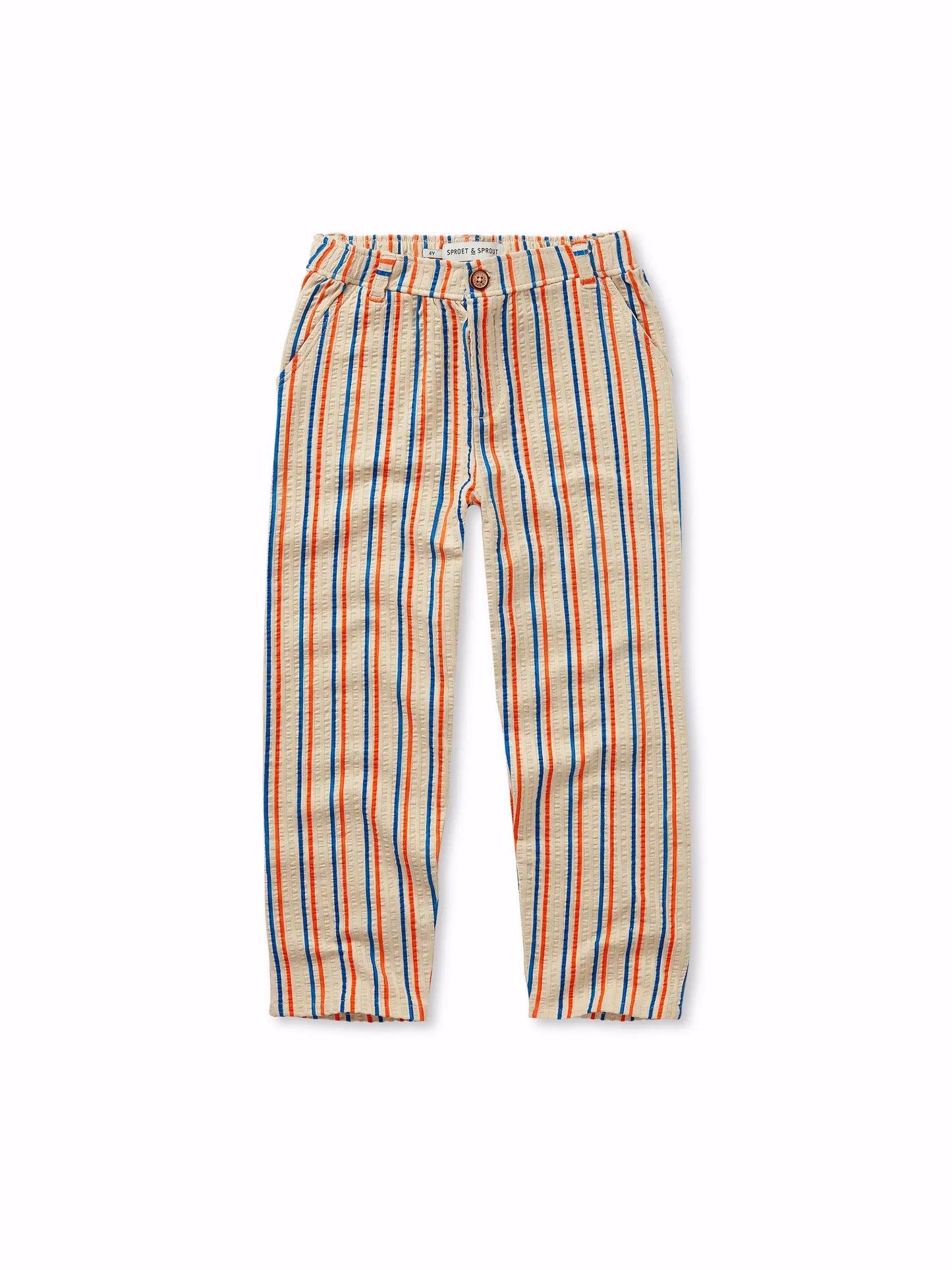 CHINO PANTS SMALL STRIPES SESAME