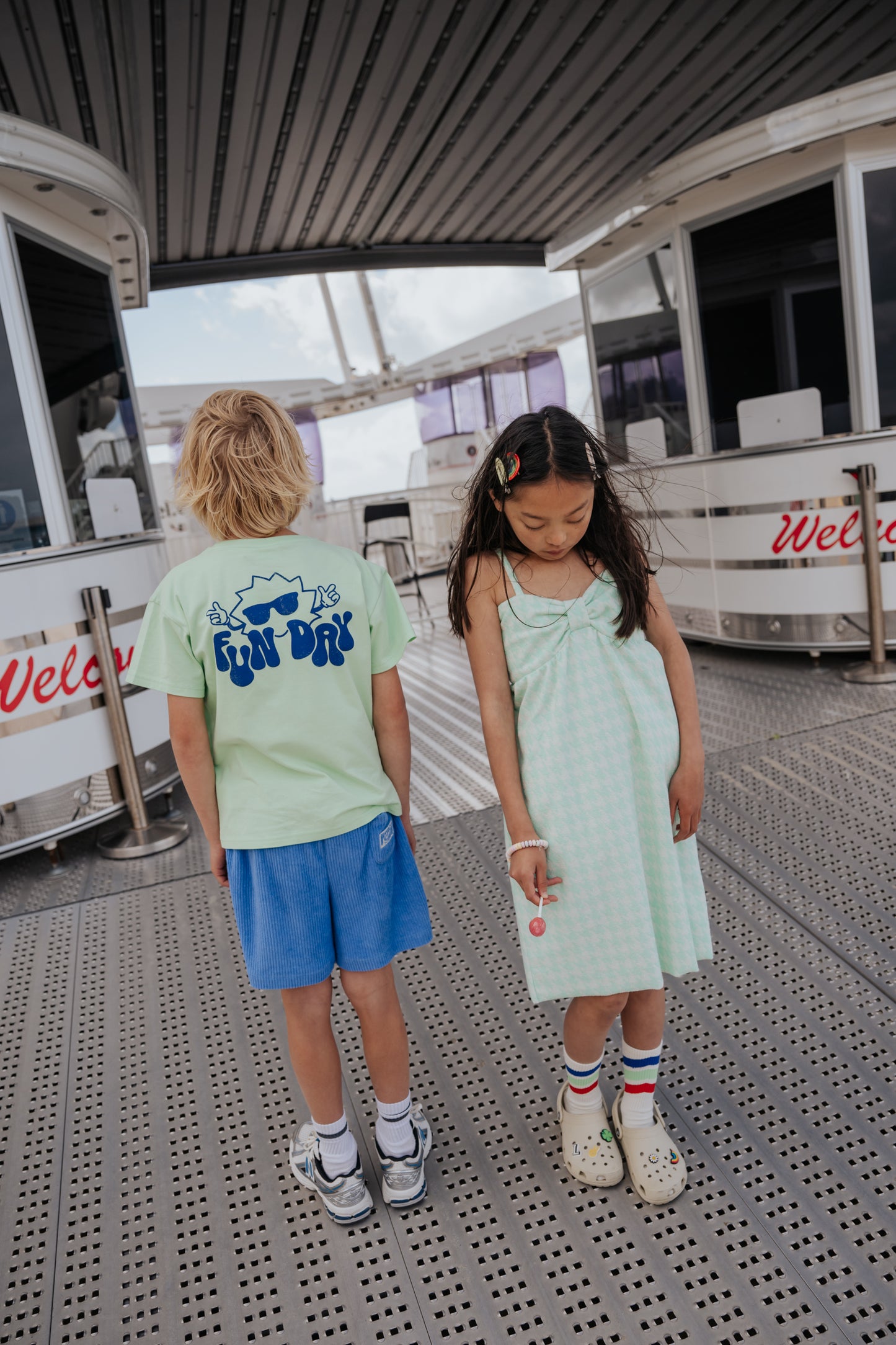 T-SHIRT FUN DAY PISTACHIO