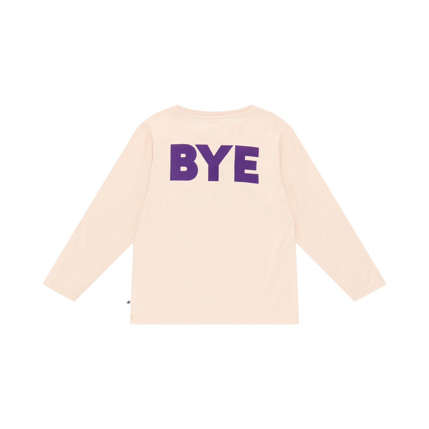 T-SHIRT LONGSLEEVE CIAO/BYE CRYSTAL GRAY
