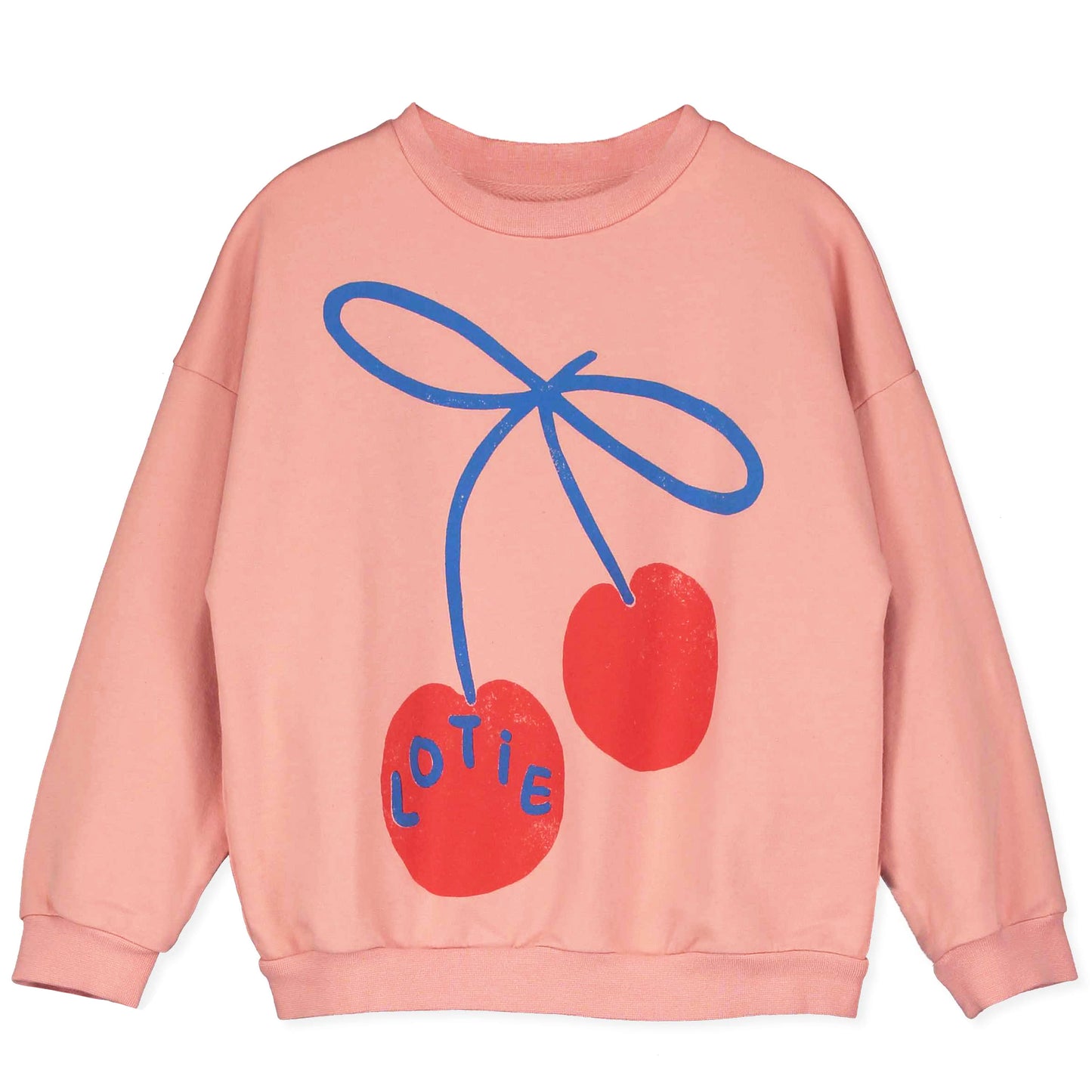 SWEATSHIRT CLAY PINK LOTIE CHERRIES