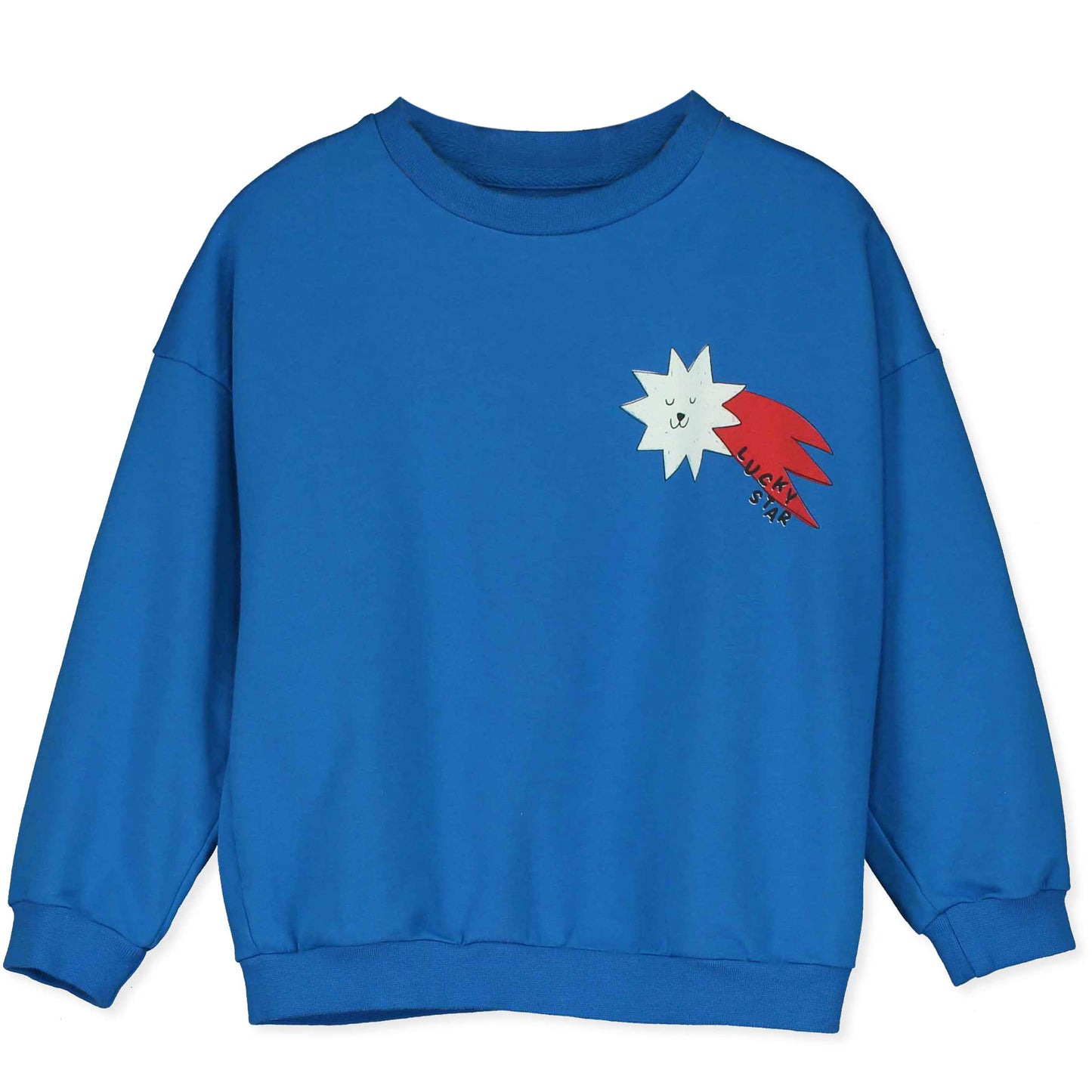 SWEATSHIRT ROYAL BLUE SMALL LUCKY STAR