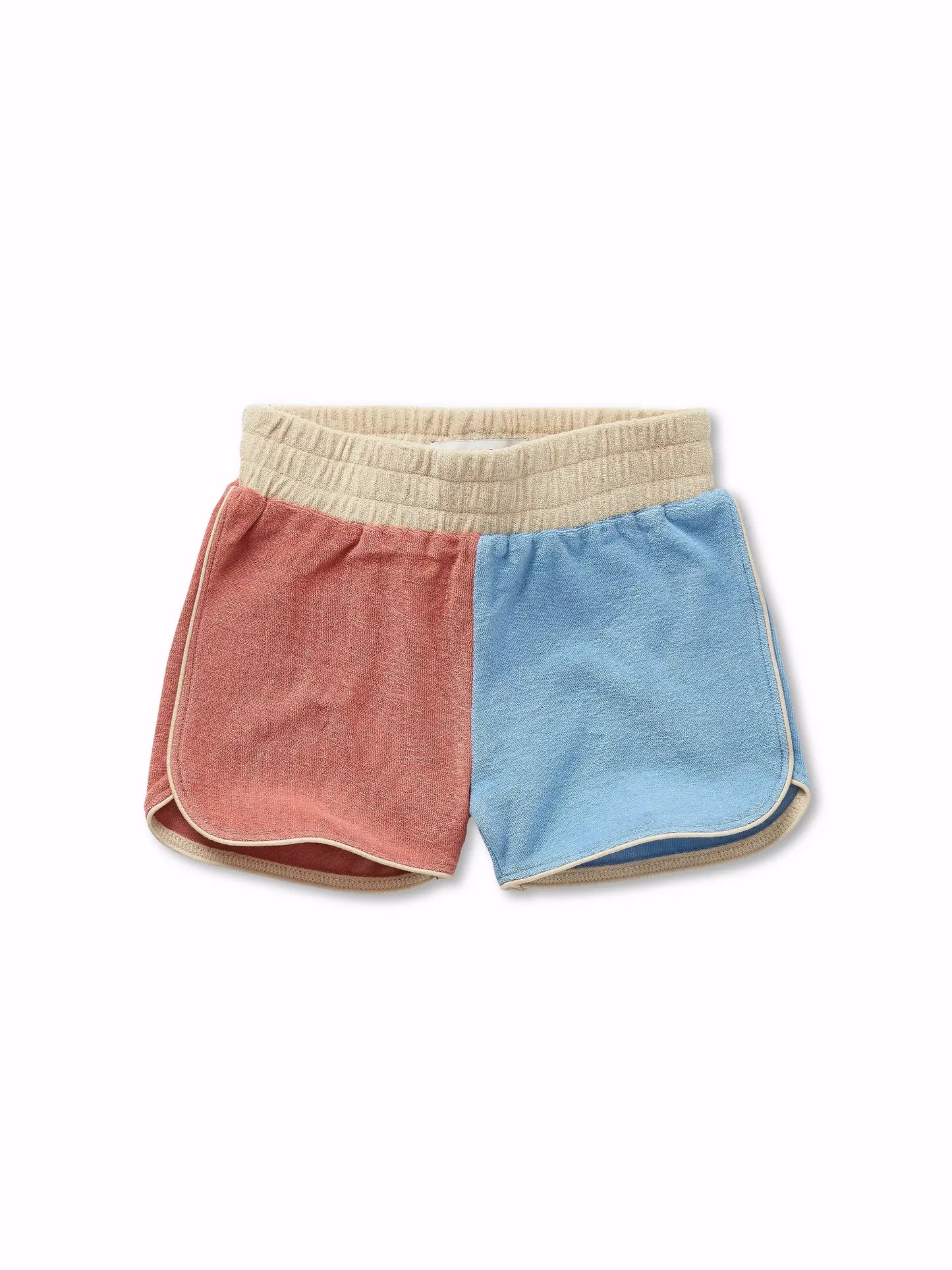 TERRY SPORT SHORTS COLOURBLOCK ROSE DAWN