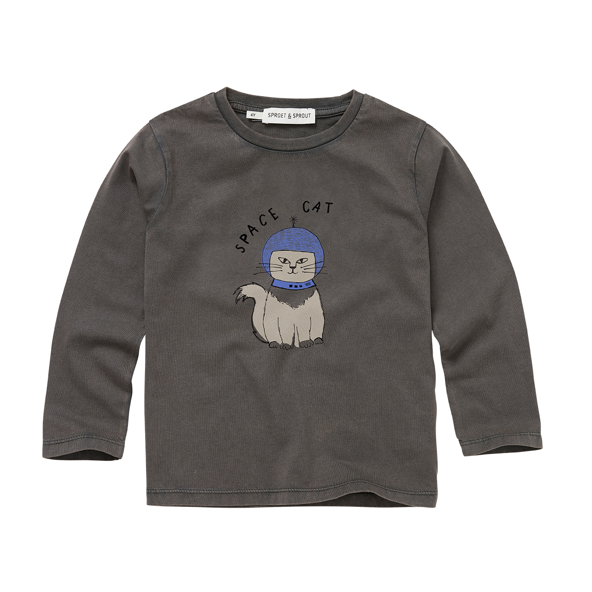T-SHIRT LONGSLEEVE SPACE CAT