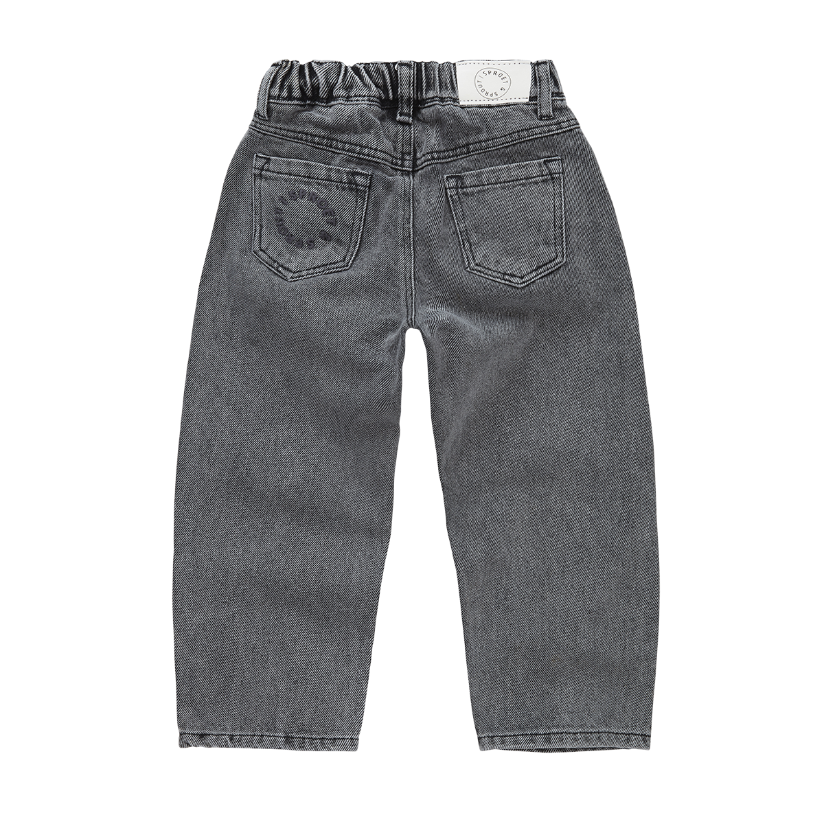 DENIM PANTS WASHED BLACK
