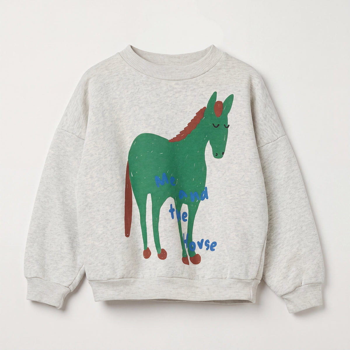 ME AND THE HORSE GREY MELANGE SWEATSHIRT