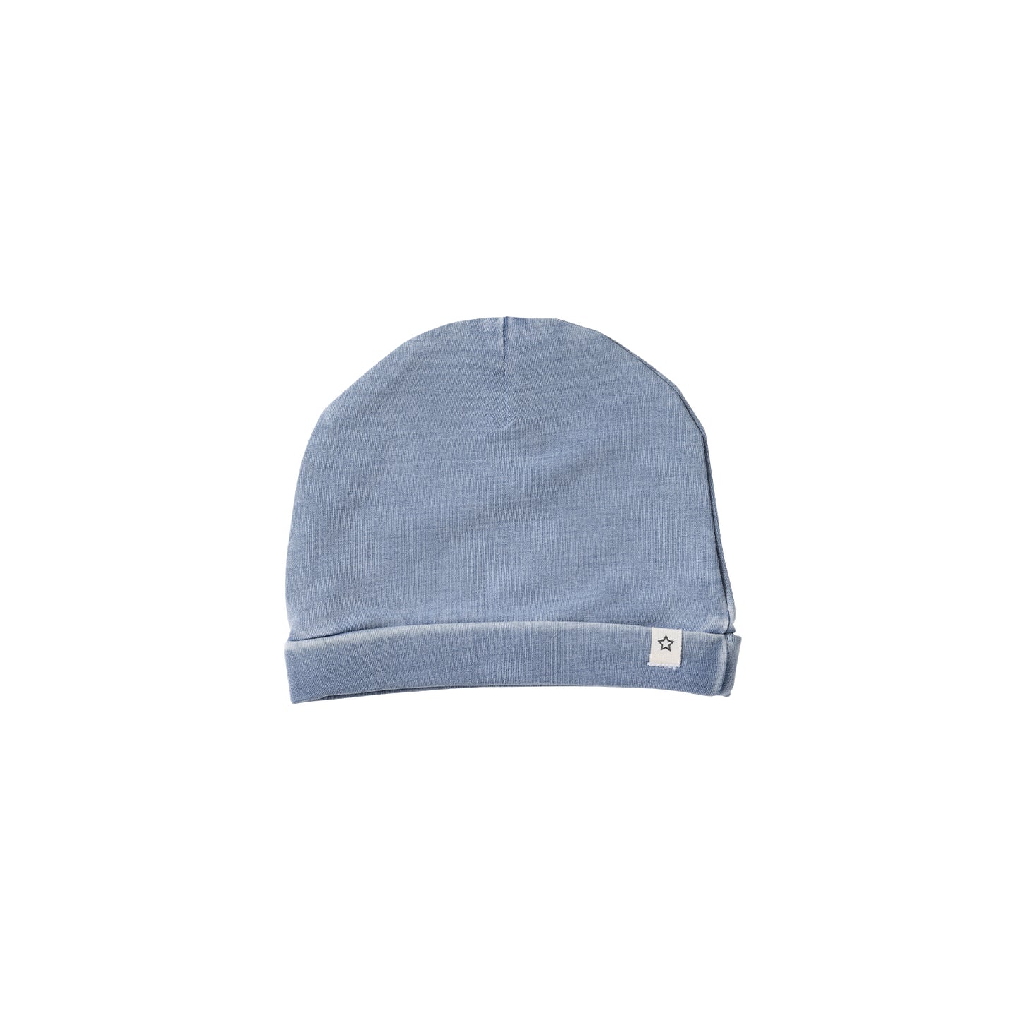 KNITTED DENIM HAT BLUESTONE