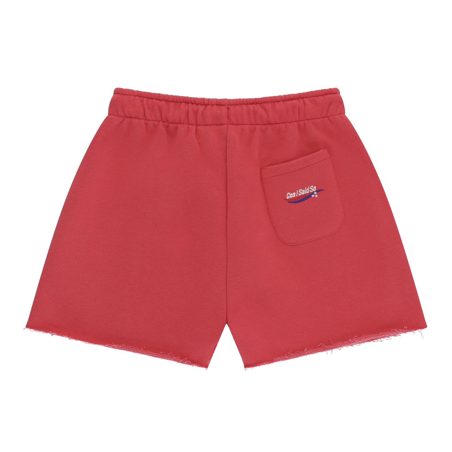 CUT OF JOG SHORT COS I SAID SO POINSETTIA