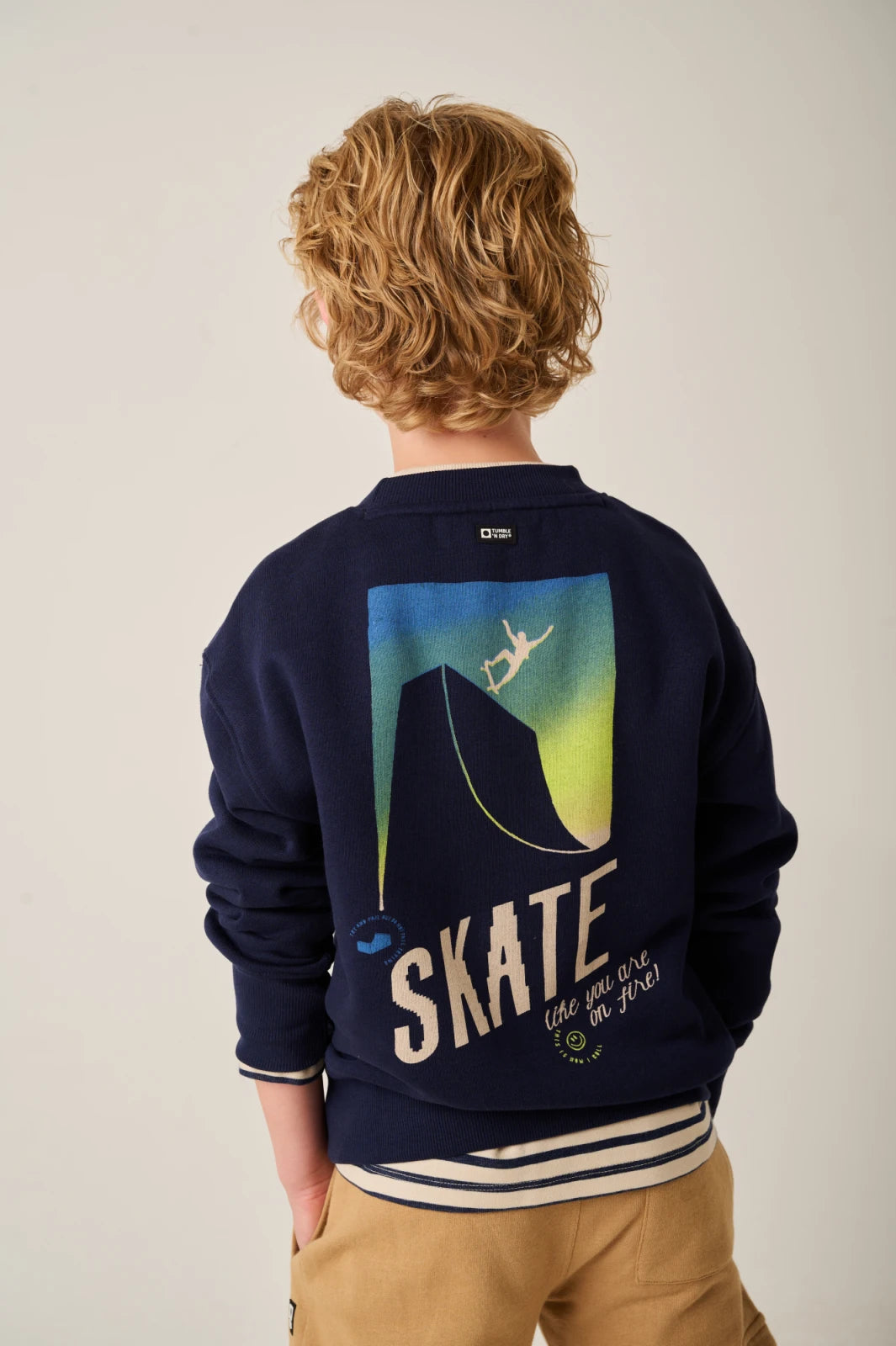 HEELFLIP SWEATER DONKERBLAUW