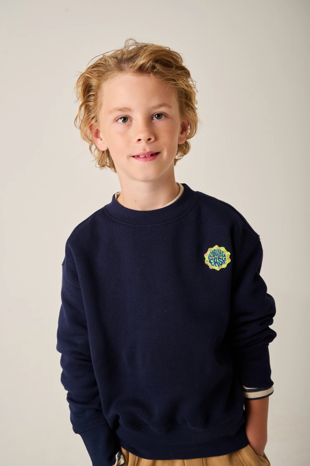HEELFLIP SWEATER DONKERBLAUW