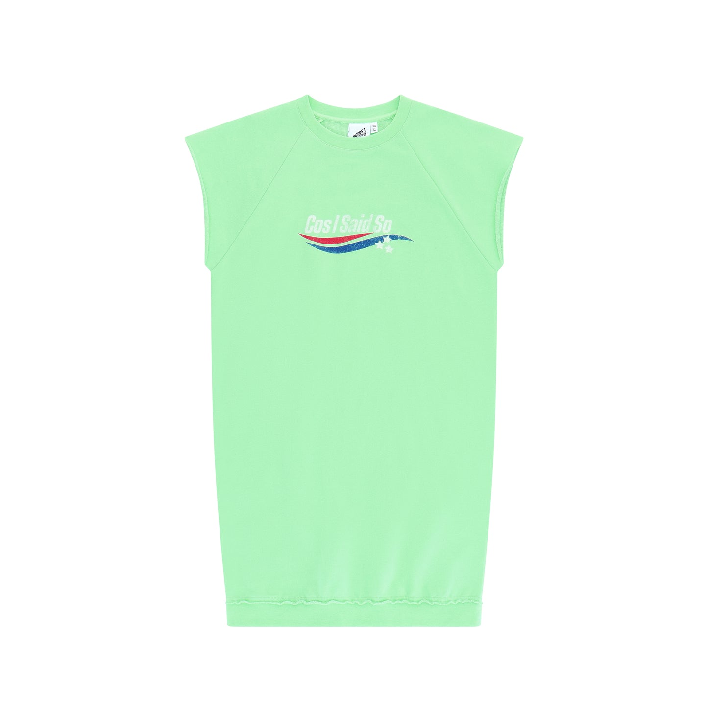 JOG DRESS CUT OFF COS I SAID SO PISTACHIO