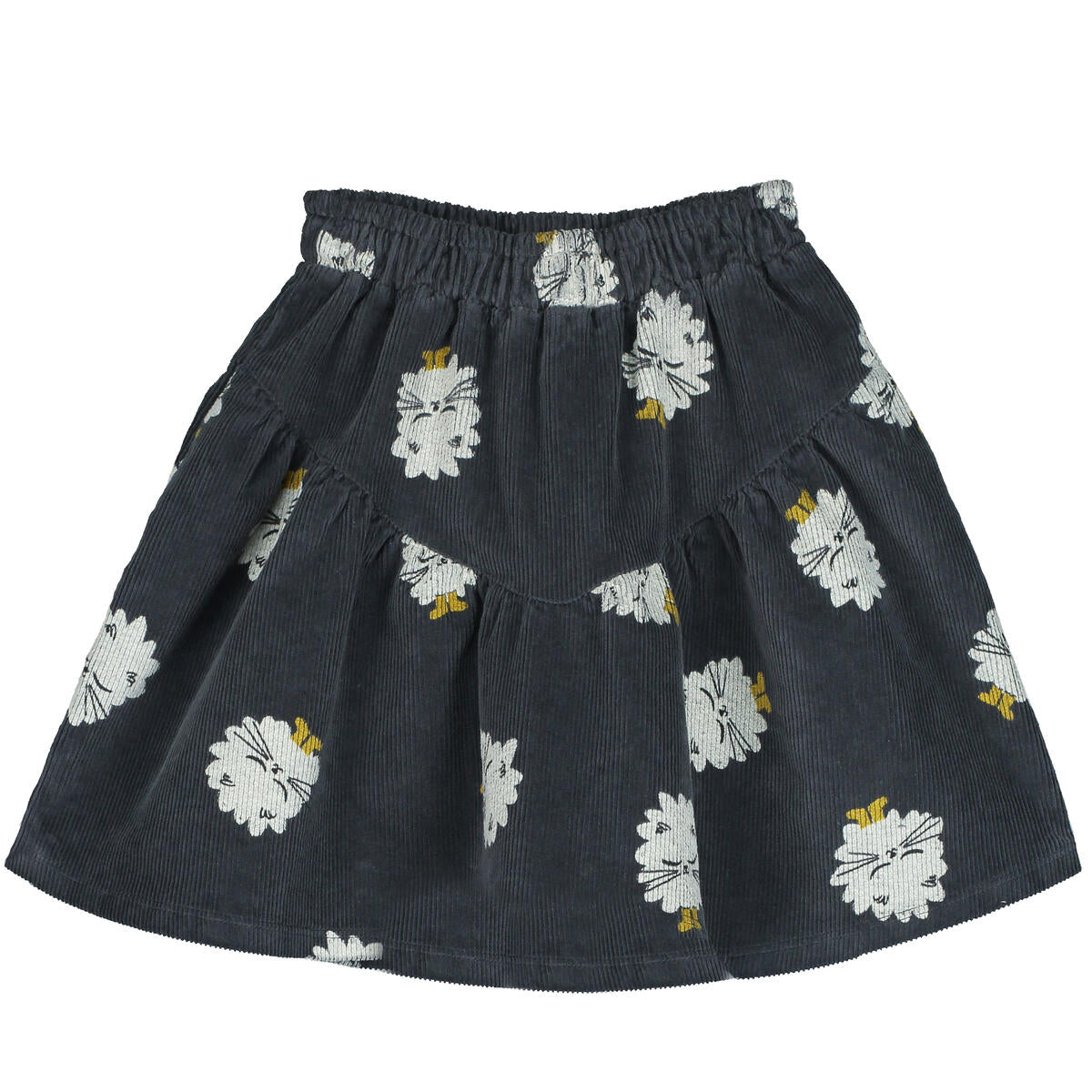 CORDUROY SKIRT KITTEN IN BOOTS