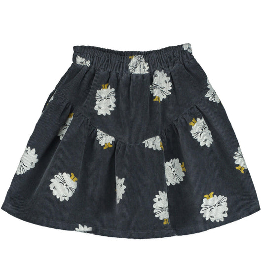 CORDUROY SKIRT KITTEN IN BOOTS