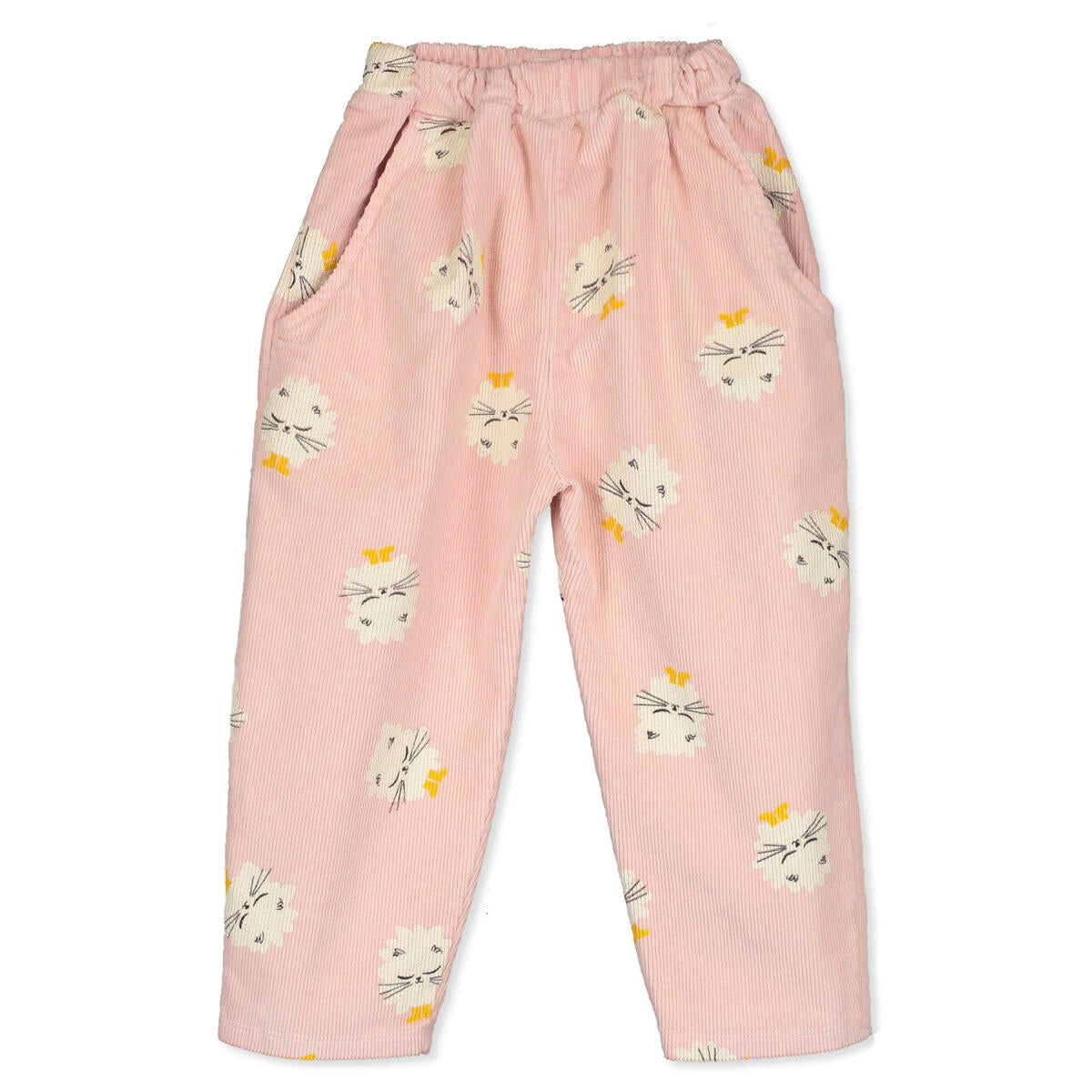 CORDUROY WIDE PANTS KITTENS IN BOOTS ROSE
