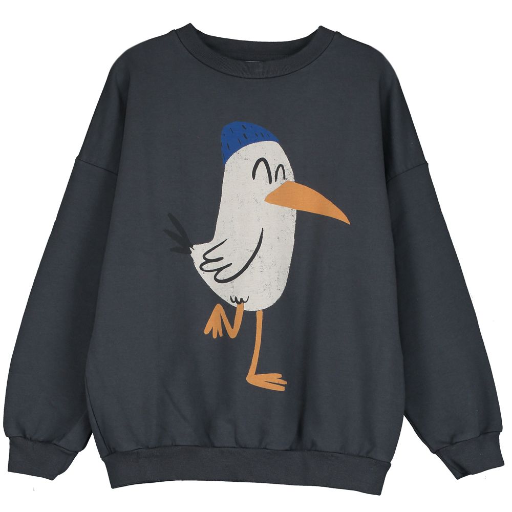 SWEATSHIRT SEAGULL ANTHRACITE