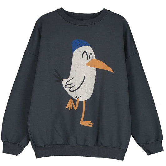 SWEATSHIRT SEAGULL ANTHRACITE
