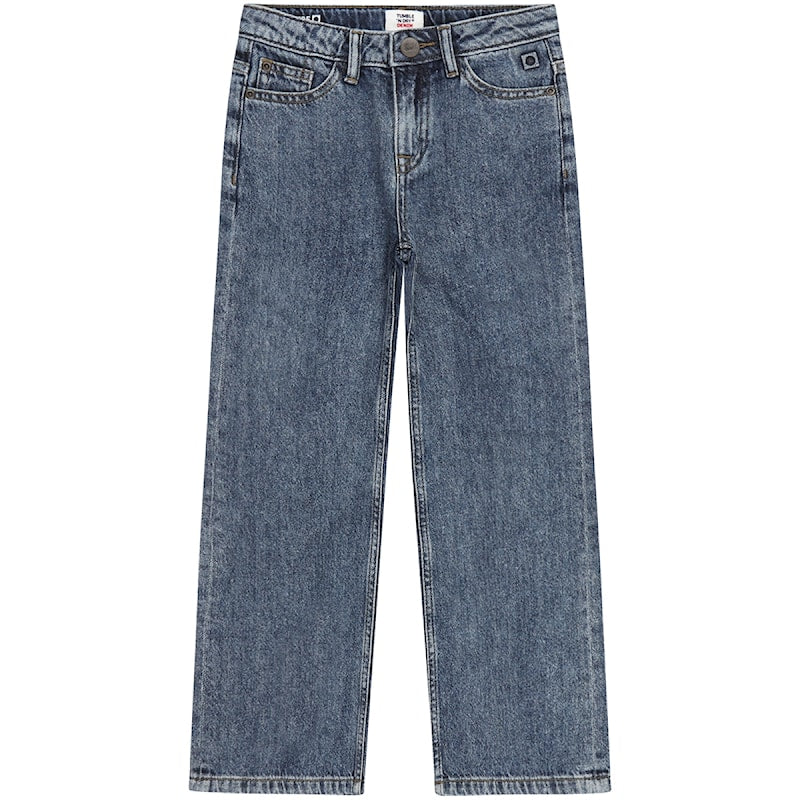 TROUSERS JARA BLUE WIDE JEANS