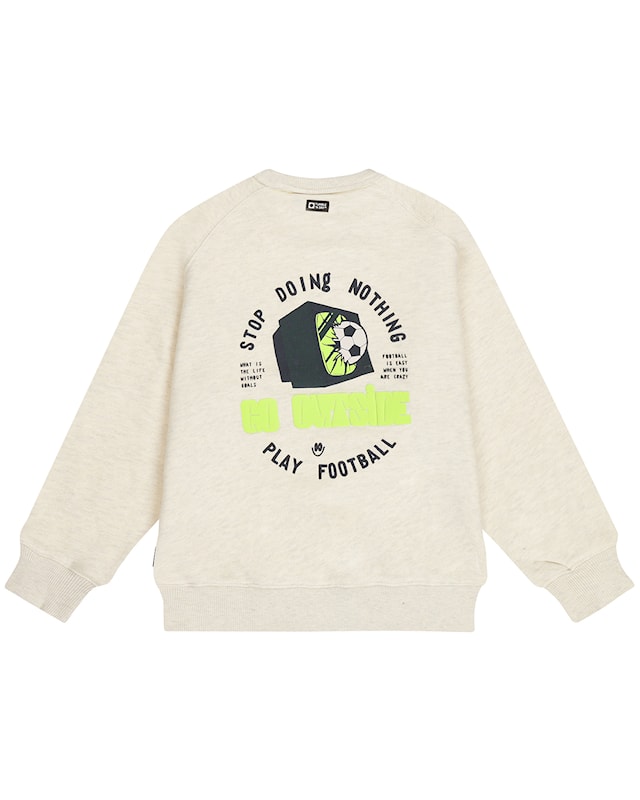 SWEATER BRIGHTON OFF WHITE MELANGE
