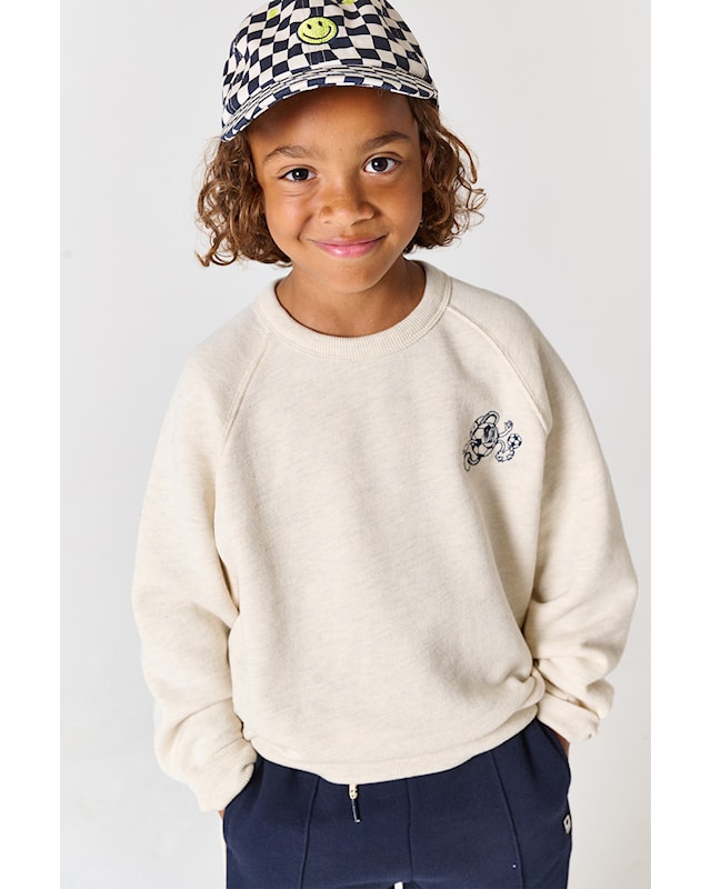 SWEATER BRIGHTON OFF WHITE MELANGE