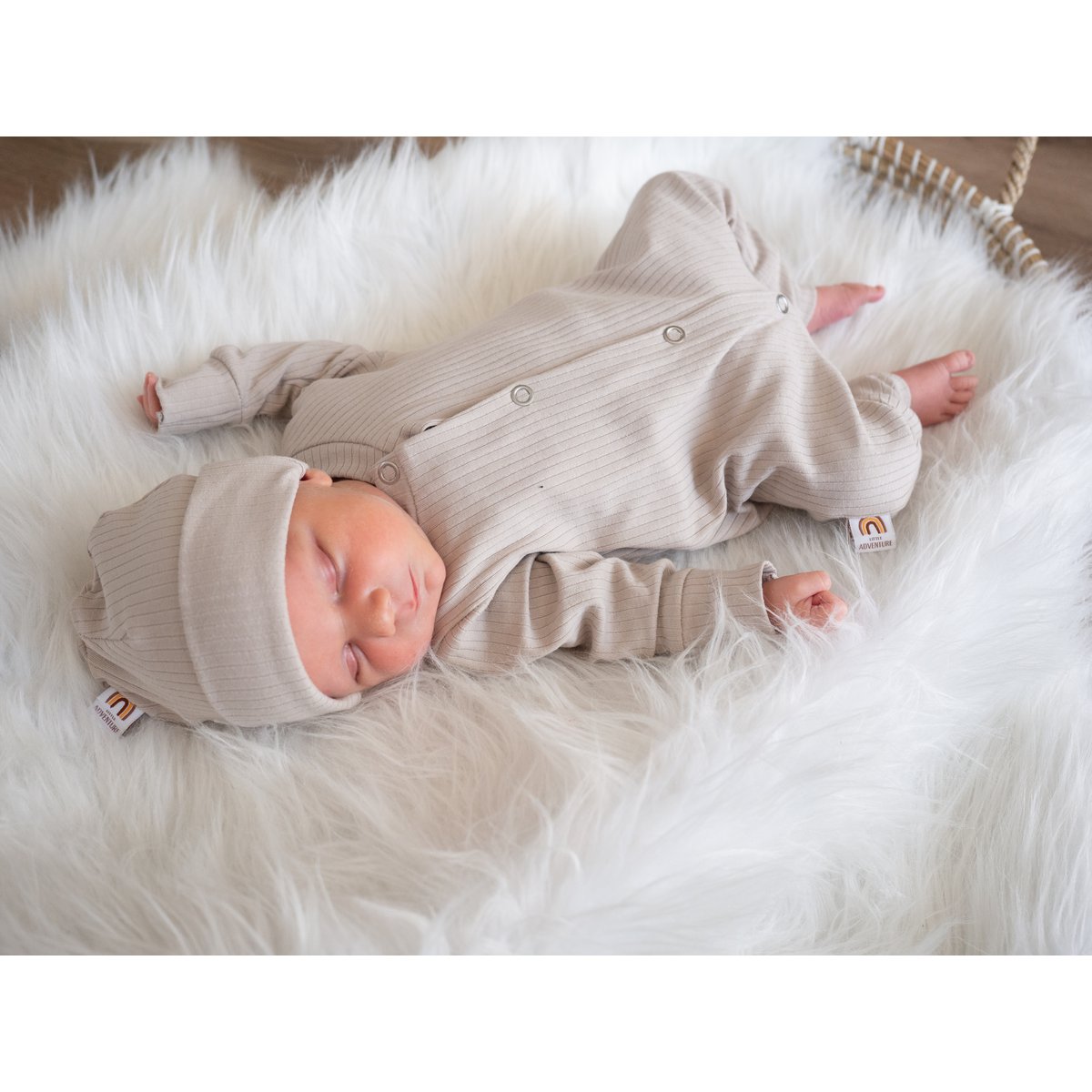 BABY BOXPAKJE RIB SAND MET MUTS