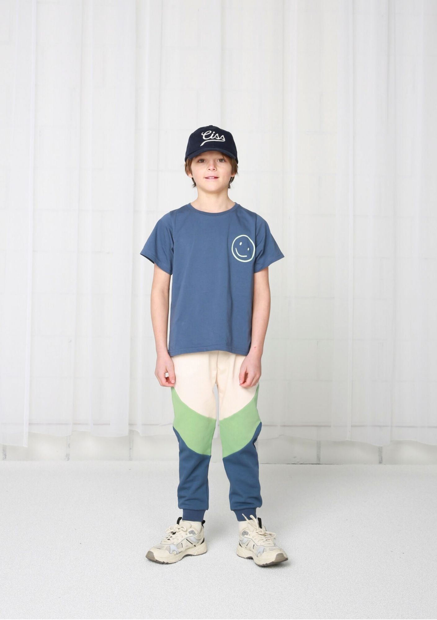 T-SHIRT RELAX IT'S ONLY CHAOS VINTAGE INDIGO