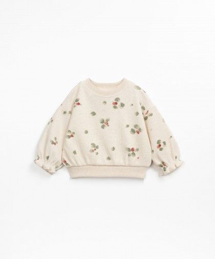 BABY SET TWILL JUMPSUIT/SWEATER GREEN/BEIGE