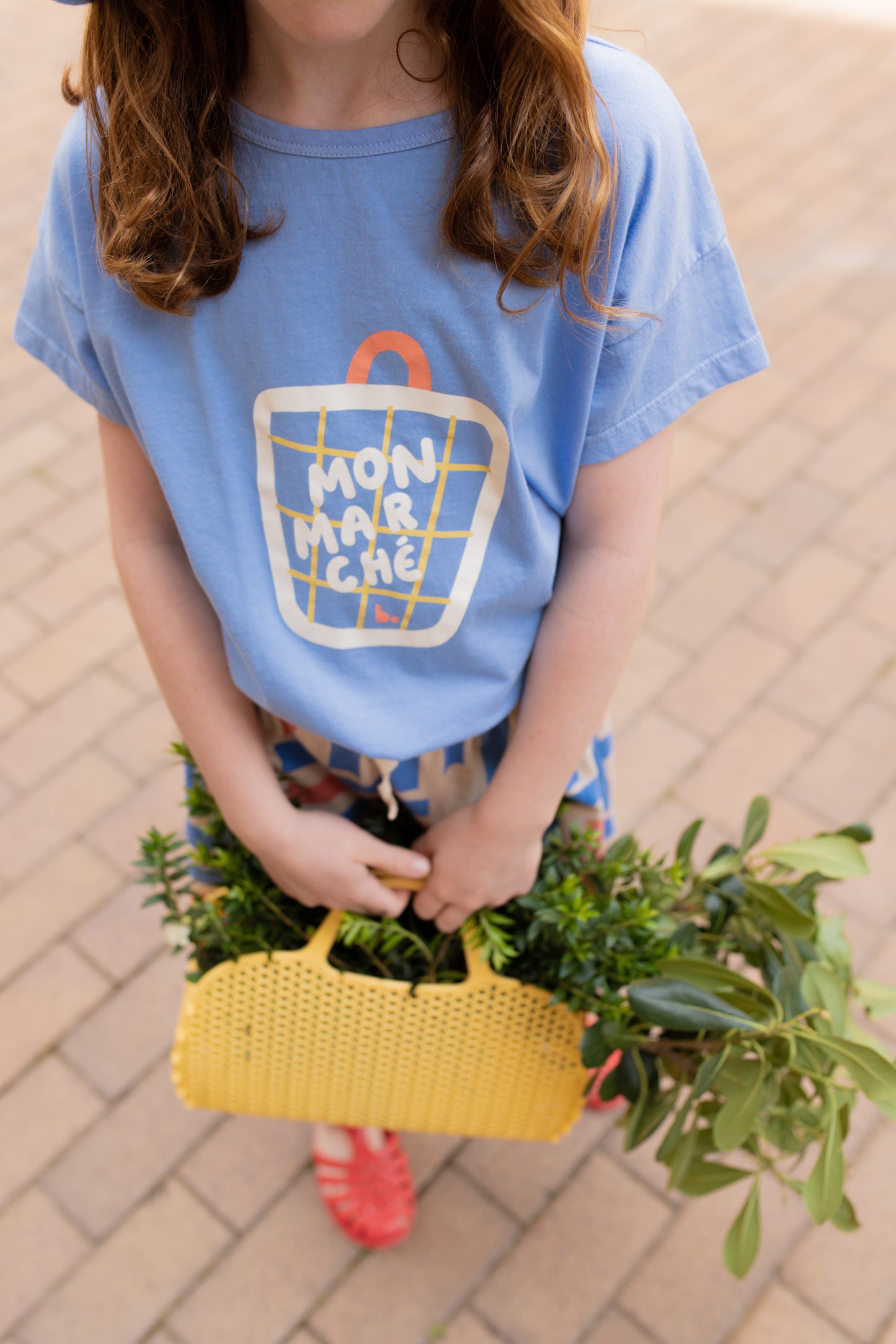 T-SHIRT SHOPPING BAG BLUE