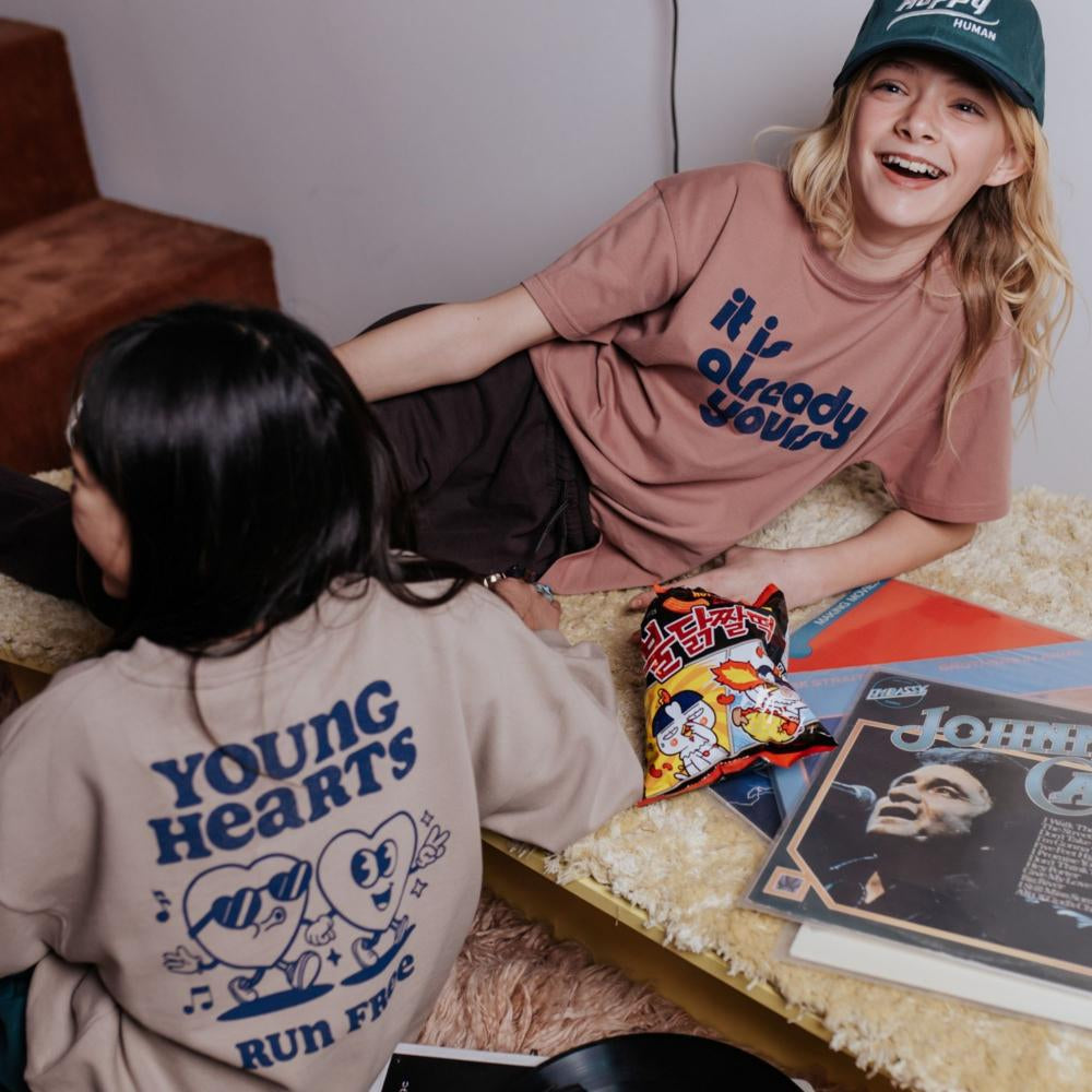 SWEATER YOUNG HEARTS CASHEW