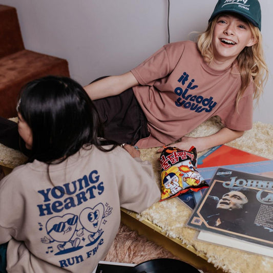 SWEATER YOUNG HEARTS CASHEW