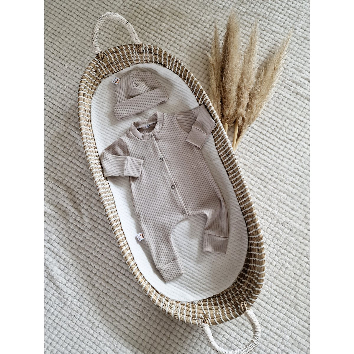 BABY BOXPAKJE RIB SAND MET MUTS