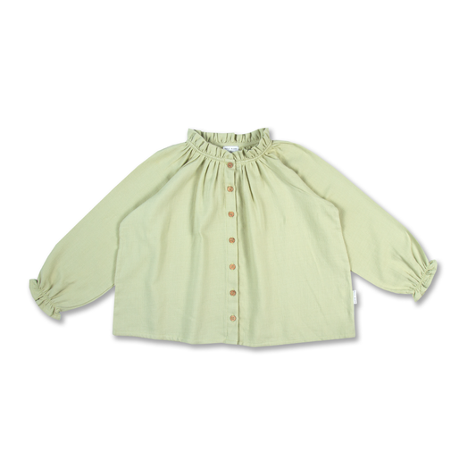 RAGLAN BLOUSE SALVIA GREEN