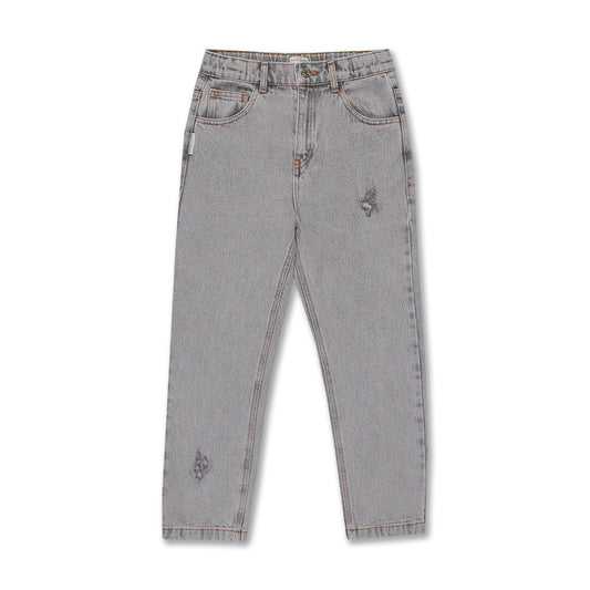 BAGGY FIT JEANS WASHED LIGHT GREY