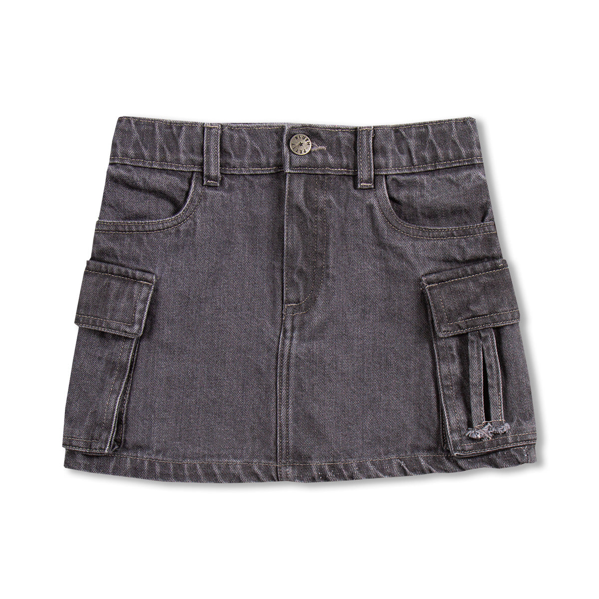 CARGO SKIRT WASHED GREY