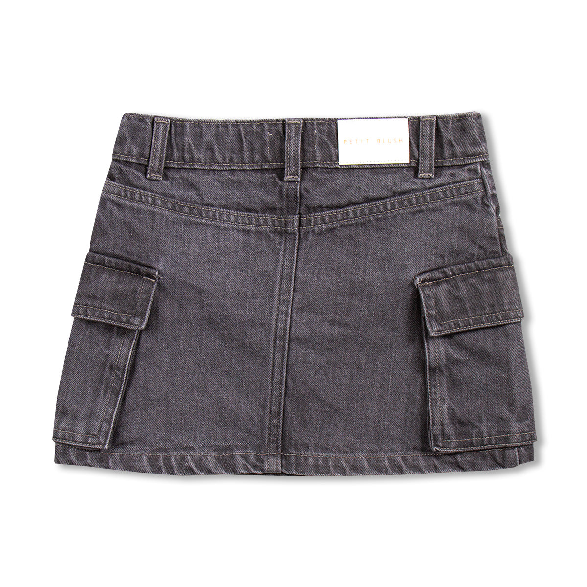 CARGO SKIRT WASHED GREY
