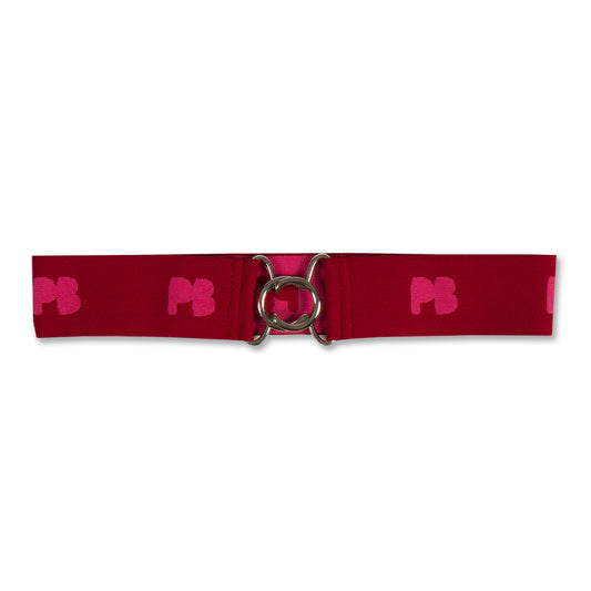 BELT PB BORDEAUX/ROSE