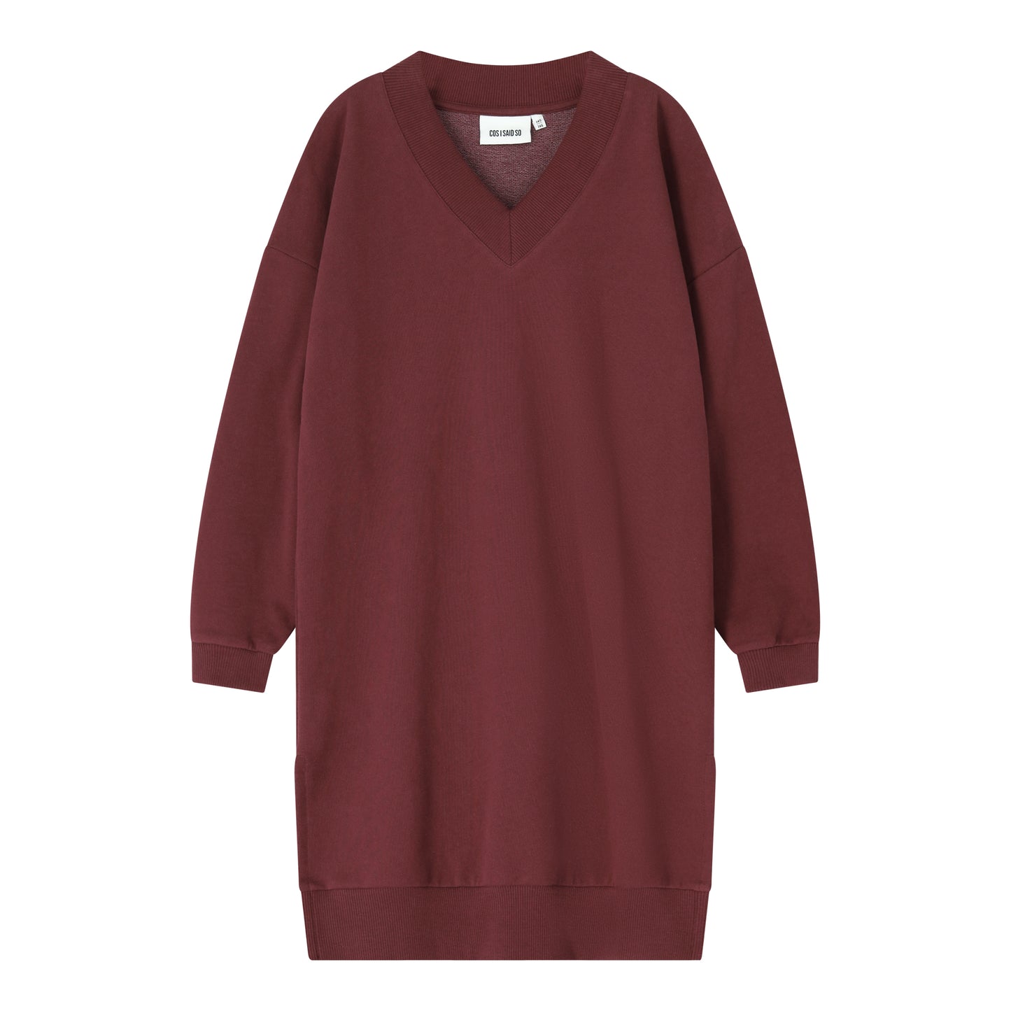 V-NECK SWEATER DRESS PORT
