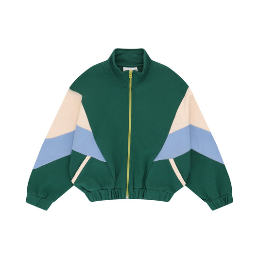 COLOUR BLOCK JACKET JASPER/CRYSTAL GRAY/BRUNNERA BLUE