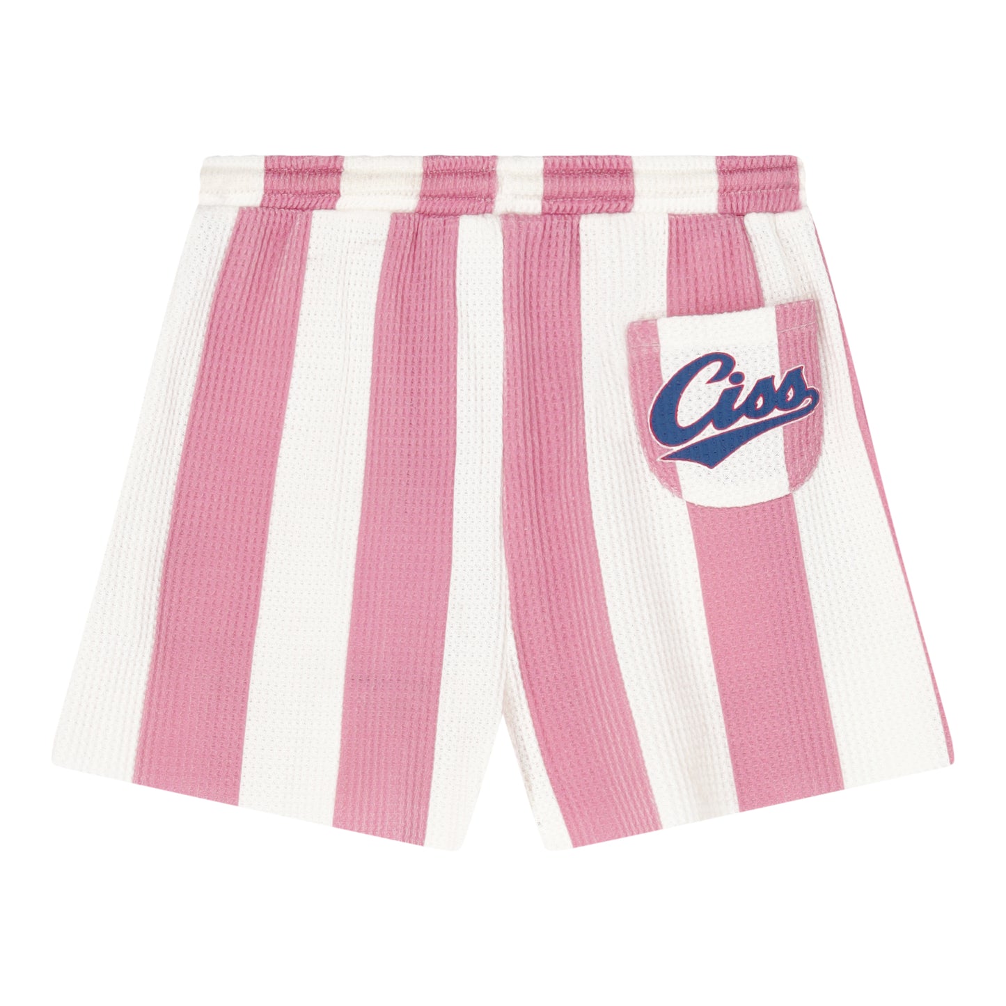 CUT OFF SHORT COTTON PIQUE PINK
