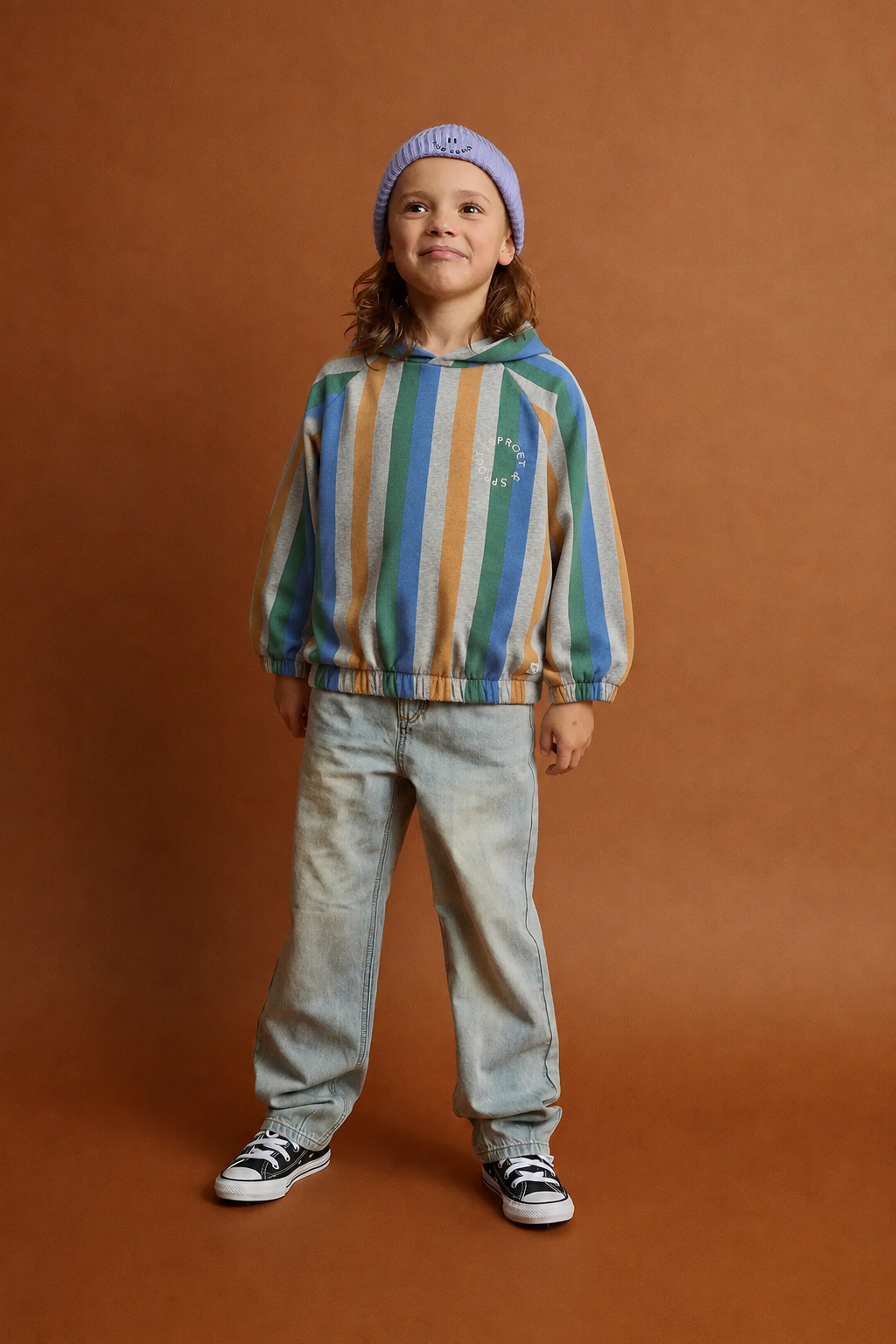 LOOSE DENIM PANTS VINTAGE BLUE