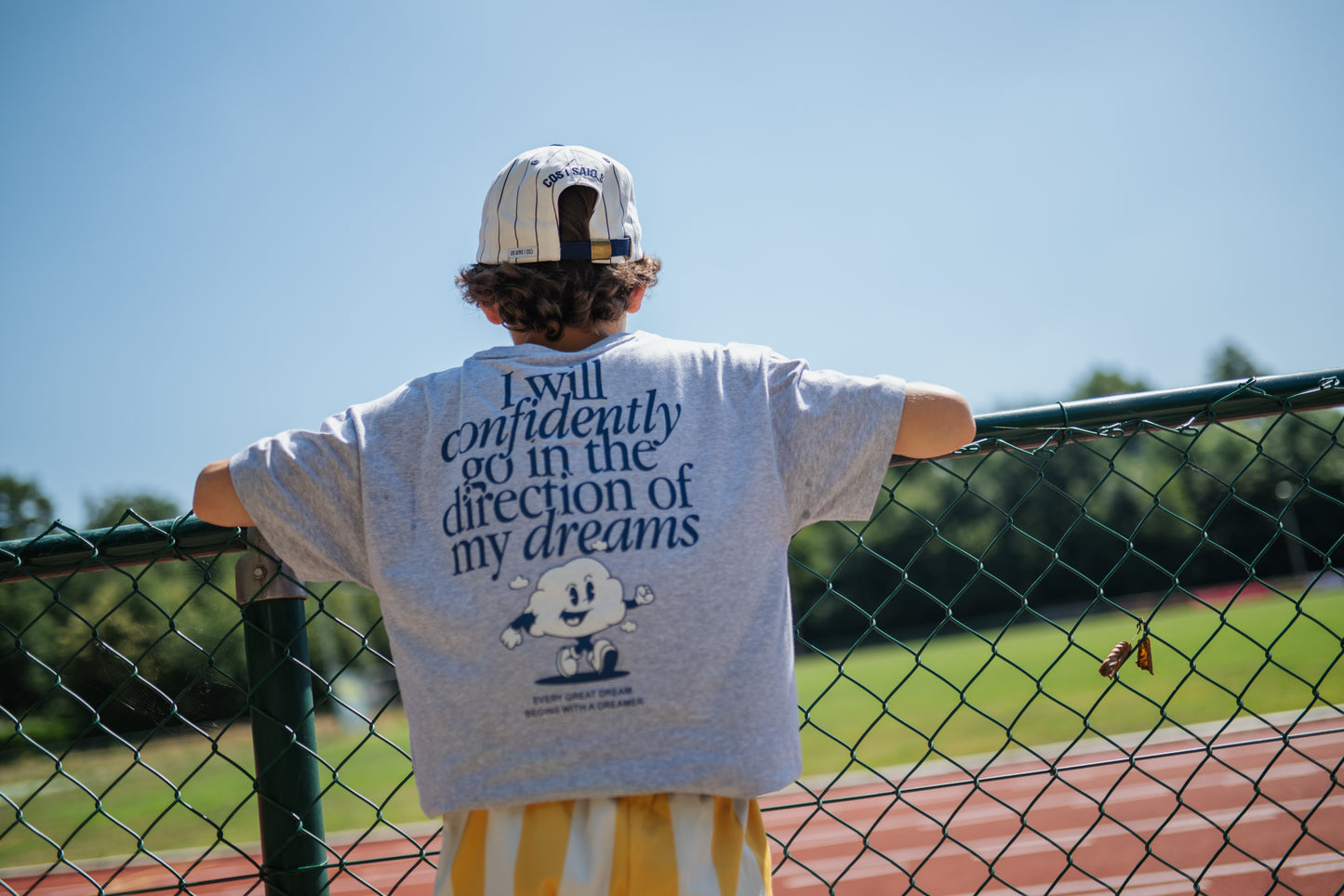 T-SHIRT CLUB DES REVES GREY MELANGE