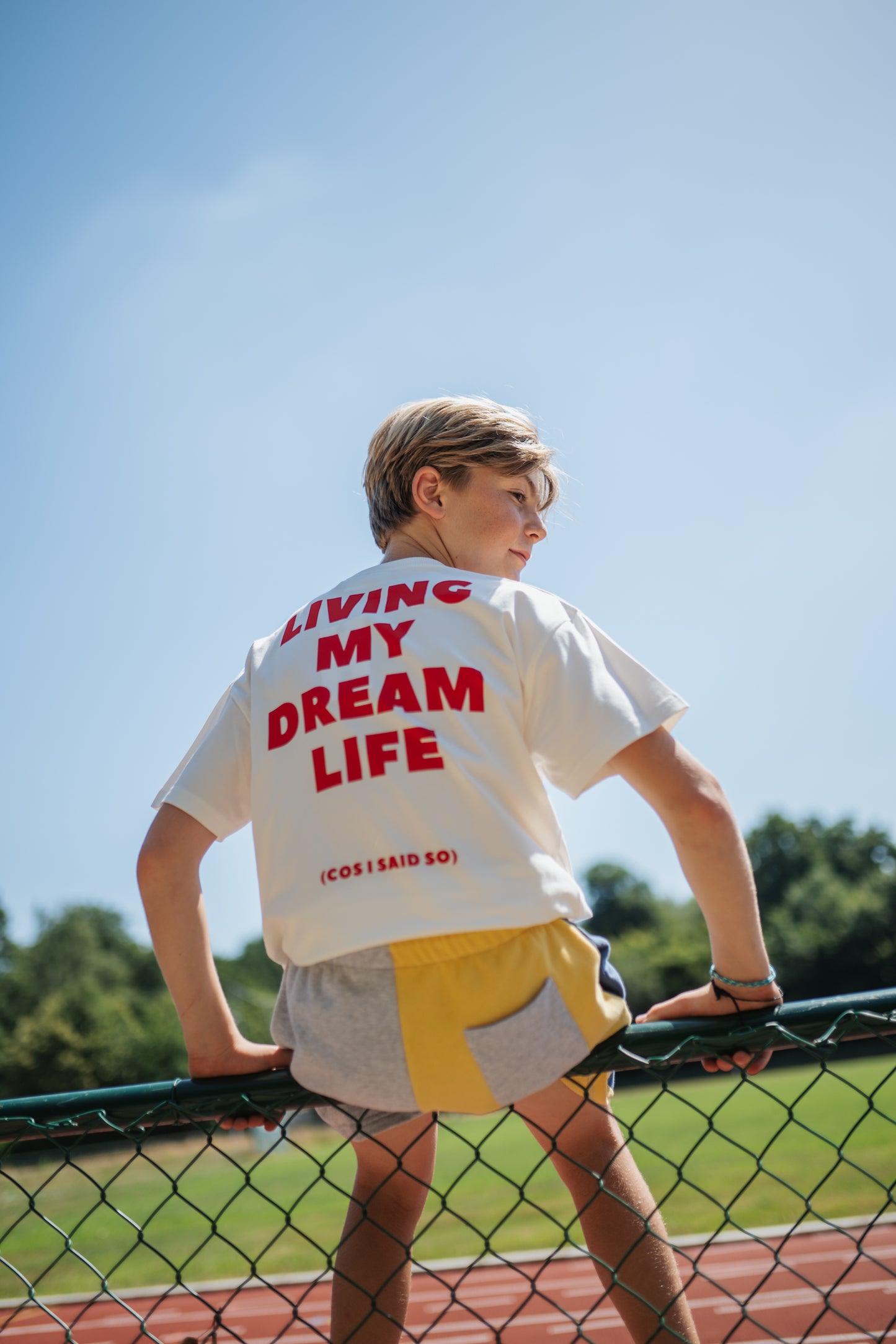 T-SHIRT DREAM LIFE OFFWHITE