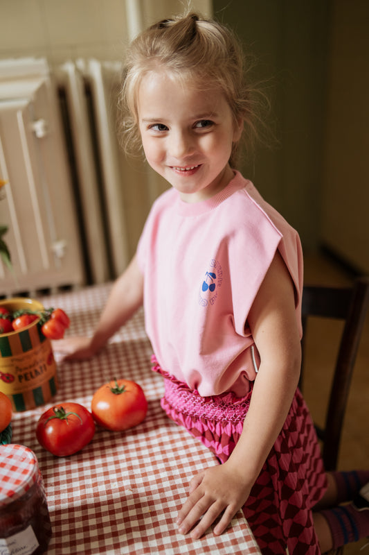 SHOULDER TOP CASHMERE ROSE