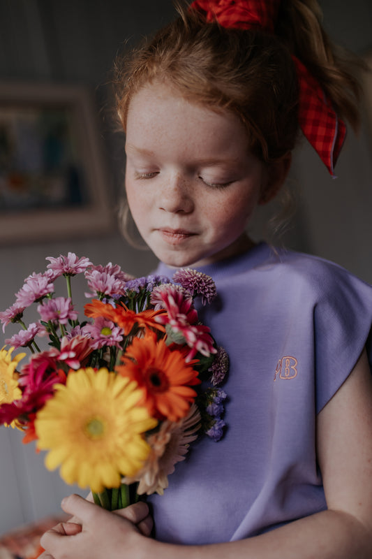 SHOULDER TOP CHALK VIOLET