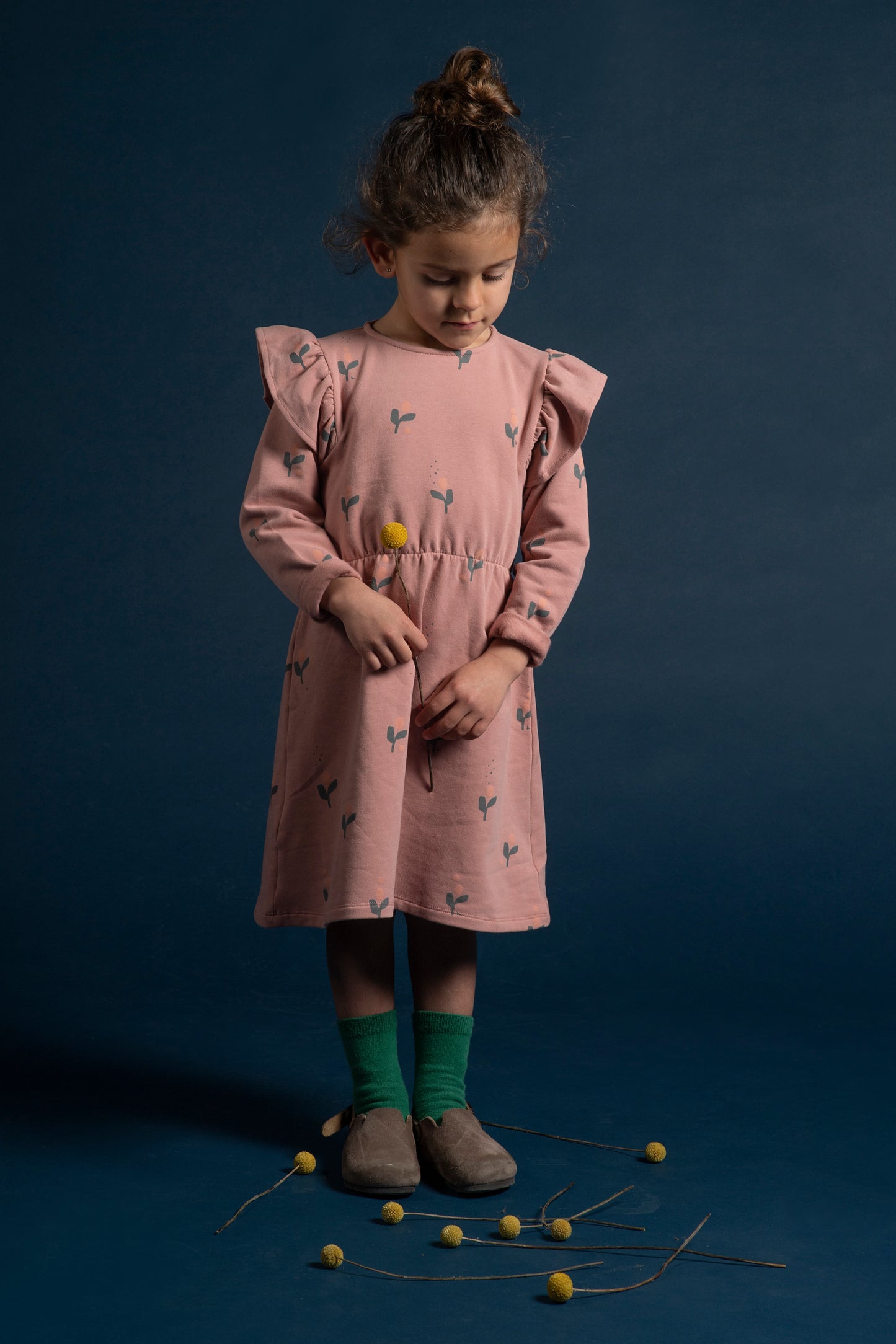 DRESS FLOR VINTAGE PINK