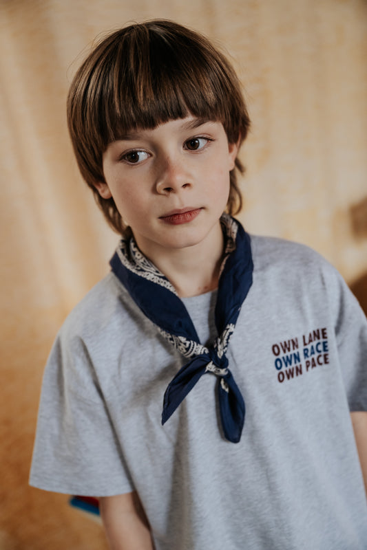 T-SHIRT OWN LANE GREY MELANGE