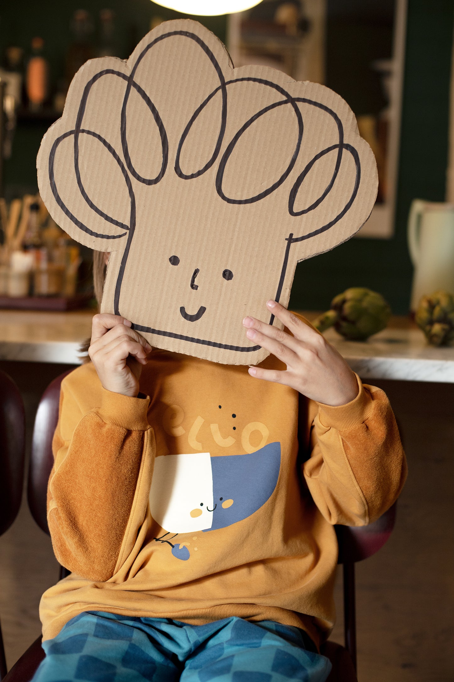 SWEATSHIRT SOUP MUSTARD
