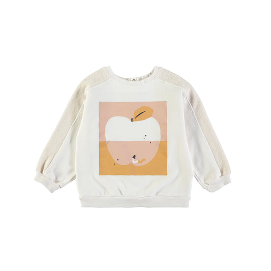 SWEATSHIRT APPLE PINK